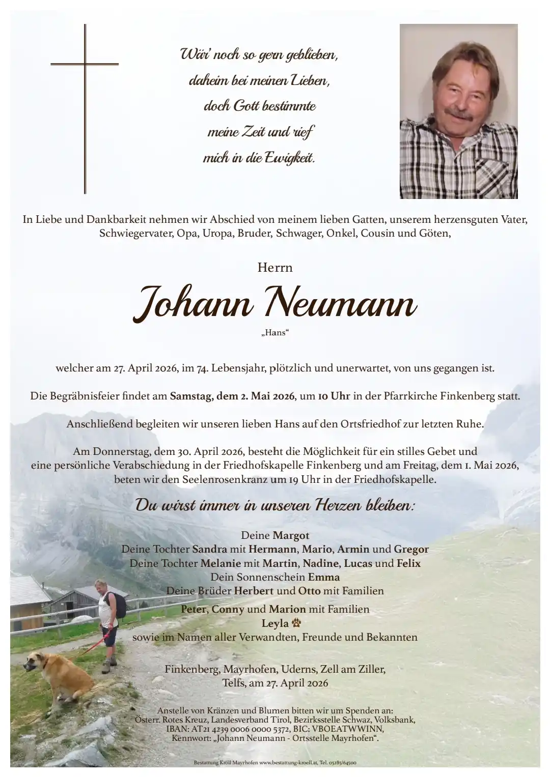 Parte von Johann Neumann